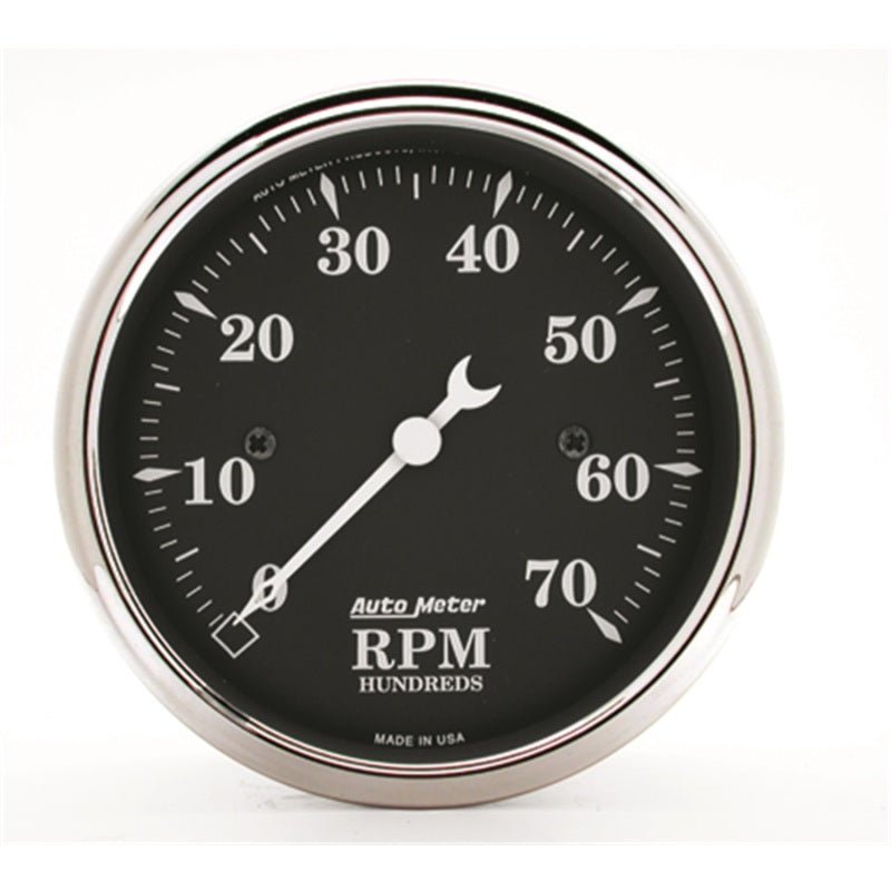 Autometer Old Tyme Black Gauge Kit 6 Pc Ford Truck 53-55 Tach/Mph/Fuel/Oilp/Wtmp/Volt AutoMeter Gauges