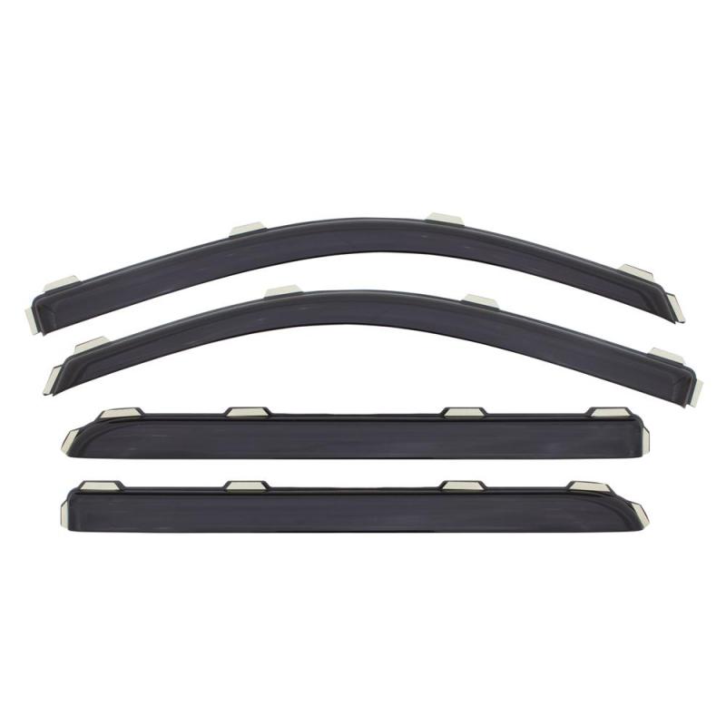 AVS 15-18 Cadillac Escalade Ventvisor In-Channel Front & Rear Window Deflectors 4pc - Smoke