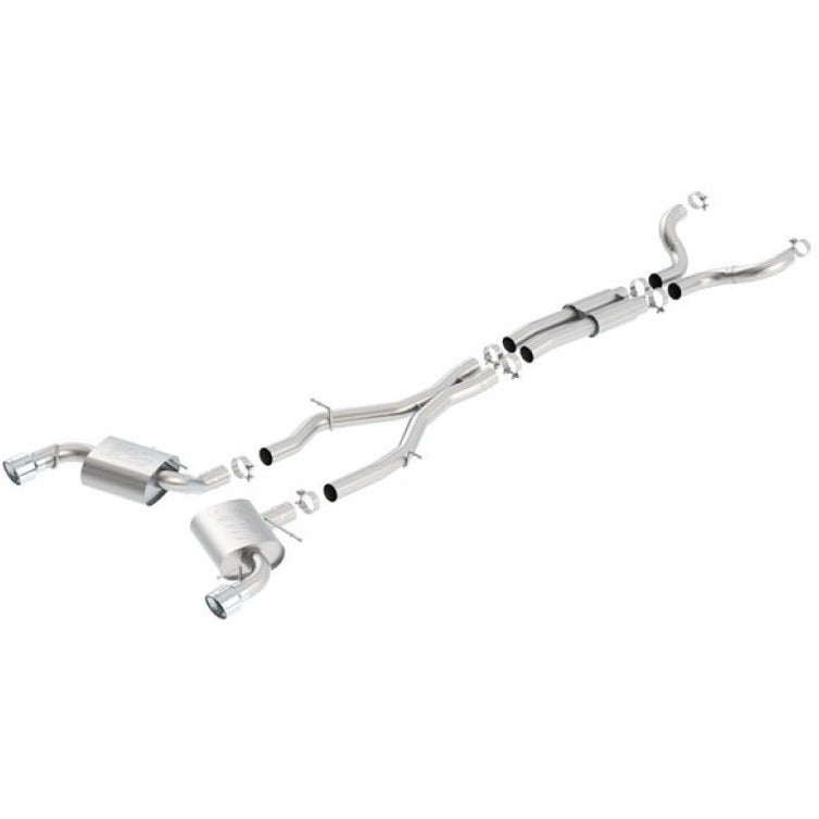 Borla 16-17 Chevy Camaro SS 6.2L ATAK Catback Single Split Rear Exit Exhaust w/Single Tips Borla Catback