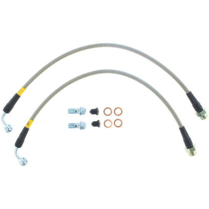 StopTech 14-17 Chevrolet Corvette Stainless Steel Front Brake Lines Stoptech Brake Line Kits