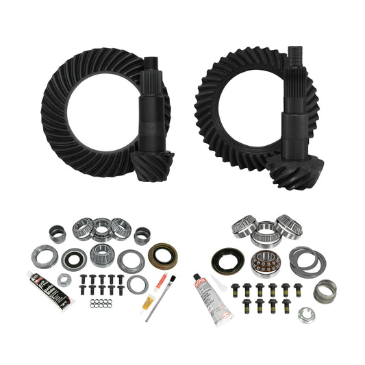 Yukon Gear Complete Gear and Kit Package for JL Jeep Non-Rubicon D44 Rear & D30 Front 3.73 Gear Rati