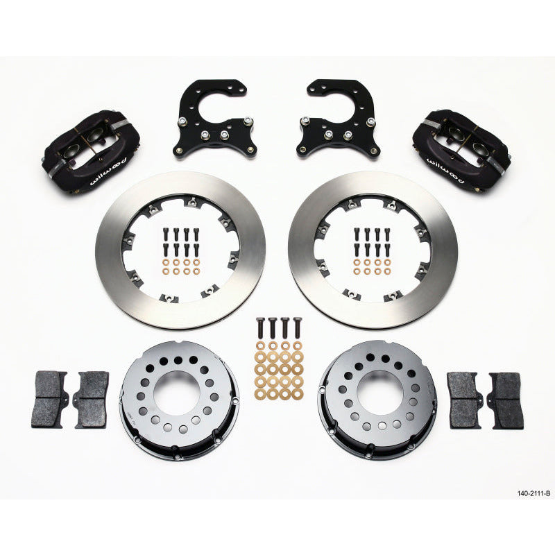 Wilwood Forged Dynalite P/S Rear Kit 58-64 Olds/Pontiac Ends Wilwood Big Brake Kits