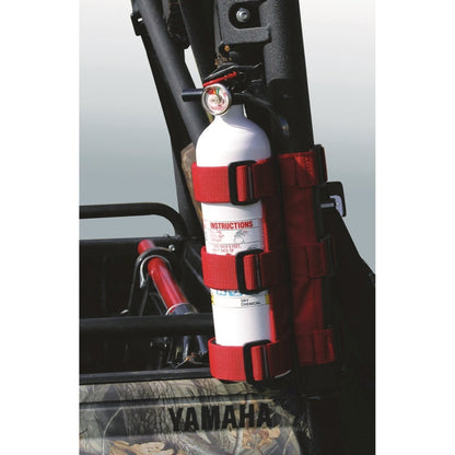 Rugged Ridge Fire Extinguisher Holder Red Rugged Ridge Dash & Interior Trim