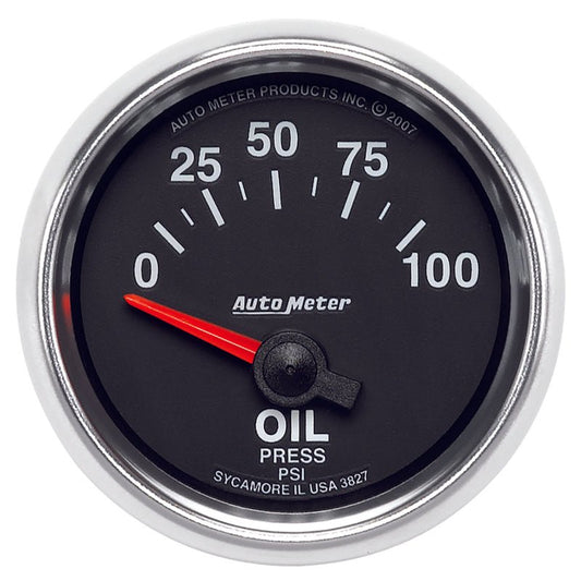 Autometer GS 0-100 PSI Short Sweep Electronic Oil Pressure Gauge AutoMeter Gauges