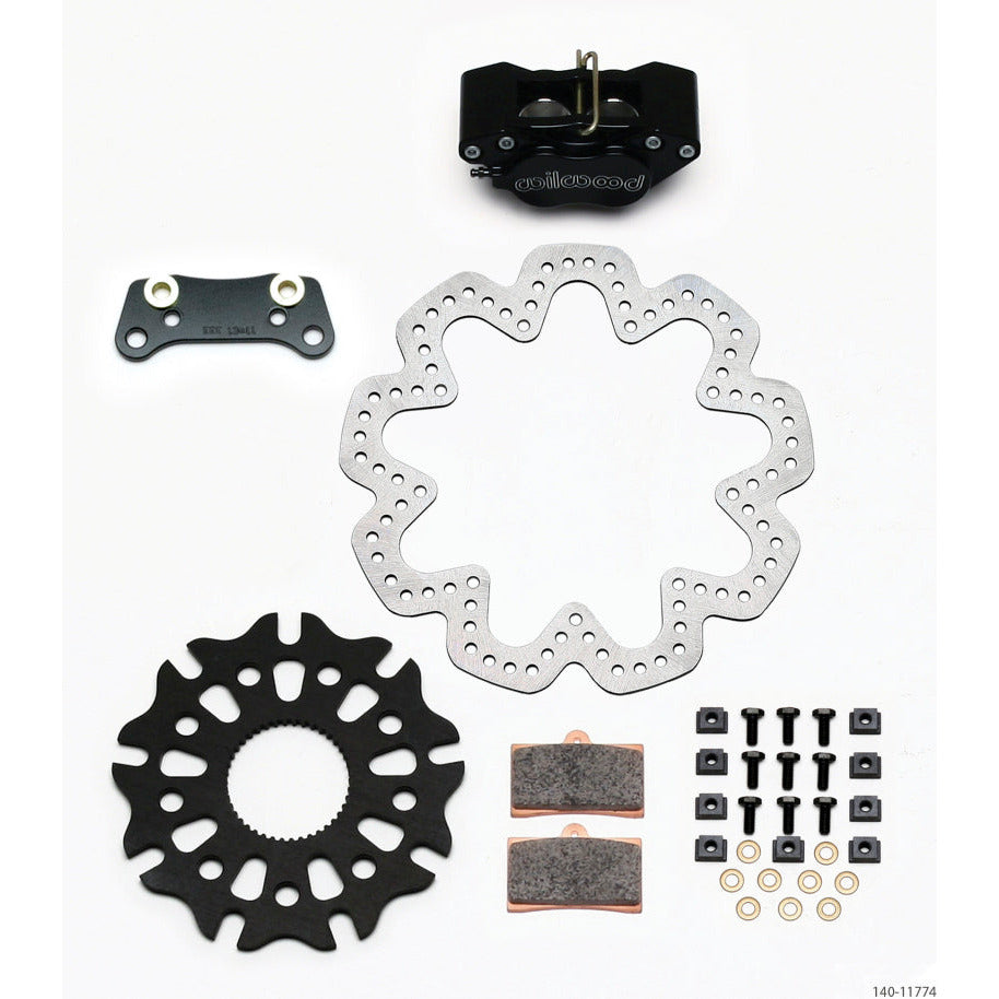 Wilwood GP320 Right Rear Kit SA Rotor 10.50in SuperAlloy Solid Rotor Wilwood Big Brake Kits