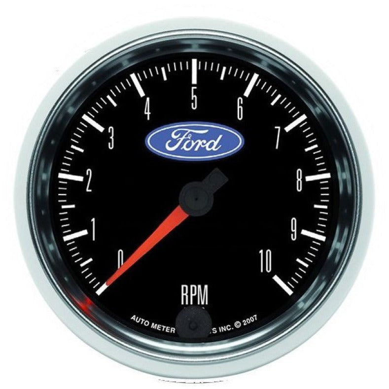 Autometer Ford 3-3/8in. 10K RPM In-Dash Tachometer Gauge AutoMeter Gauges