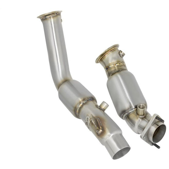 aFe Twisted Steel Down Pipe w/ Cats 15-16 BMW M3/M4 (F80/82) L6 3.0L (Turbo) S55 aFe Downpipes