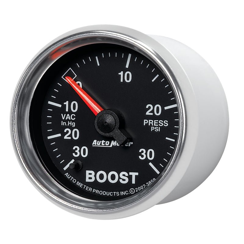 Autometer GS 30inhg-30PSI Digital Vac/Boost Gauge AutoMeter Gauges