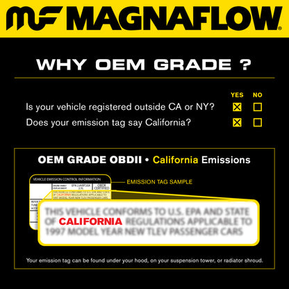 Magnaflow Conv DF 2017 Santa Fe L4 2.4 OEM Manifold