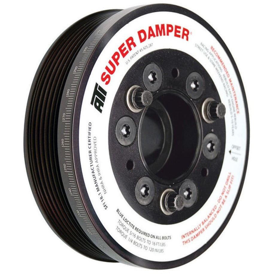 ATI Damper - 5.67in - Alum - 6 Grv - Ford 4.6 Cobra - 96-04 - 16 Percent UD Size ATI Crankshaft Dampers