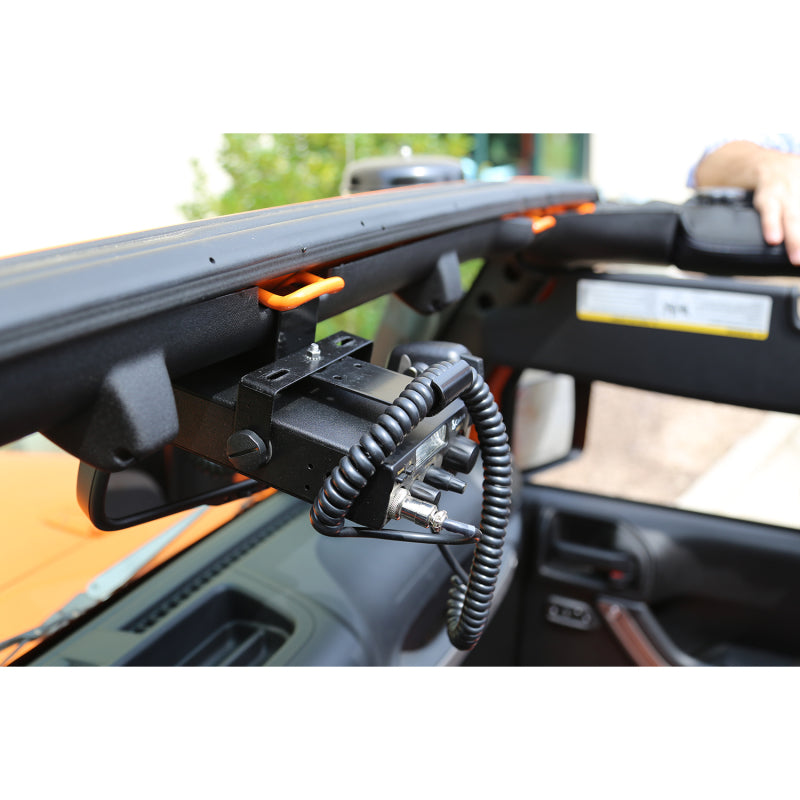 Rugged Ridge CB Radio Mount 07-18 Jeep Wrangler JK Rugged Ridge Brackets