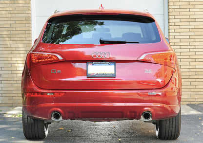 AWE Tuning Audi 8R Q5 3.2L Non-Resonated Exhaust System (Downpipe-Back) - Polished Silver Tips