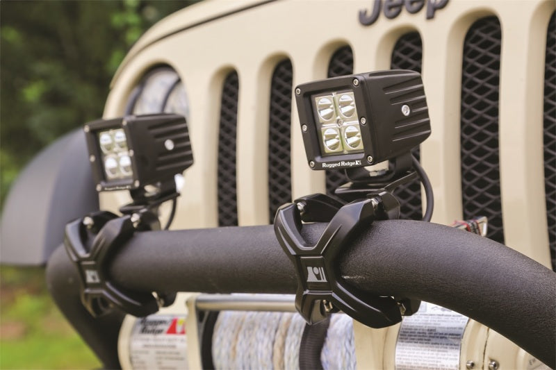 Rugged Ridge 3in Cube LED Light 16 Watt Rugged Ridge Light Bars & Cubes