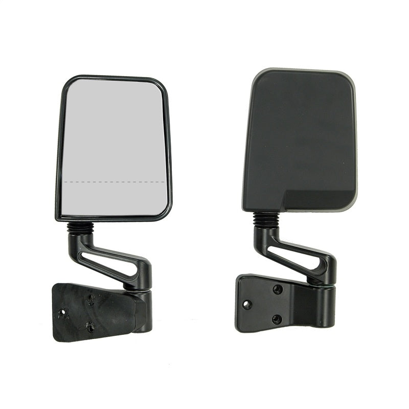 Rugged Ridge 87-02 Jeep Wrangler YJ/TJ Black Dual Focus Door Mirror Kit Rugged Ridge Exterior Trim