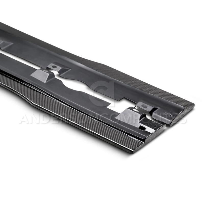 Anderson Composites 16-17 Ford Focus RS Type-AR Rocker Panel Splitter