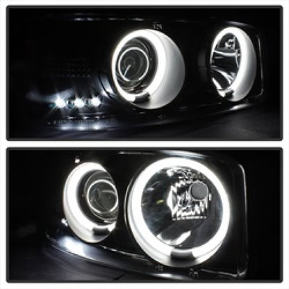 Spyder GMC Sierra 1500/2500 99-06 Projector Headlights CCFL Halo LED Blk Smke PRO-YD-CDE00-CCFL-BSM