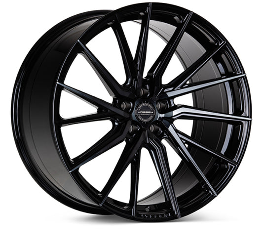 Vossen HF-4T 22x10.5 / 5x120 / ET38 / Deep Face / 72.56 - Double Tinted - Gloss Black - Right Wheel