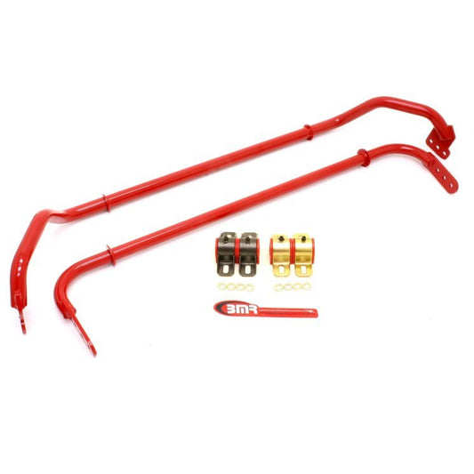 BMR 10-11 5th Gen Camaro Front & Rear Sway Bar Kit w/ Bushings - Red BMR Suspension Sway Bars