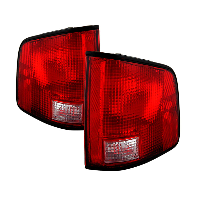 Xtune Chevy S10 94-04 w/ Black Edge OE Style Tail Lights OEM ALT-JH-CS1094-OE-RC SPYDER Tail Lights