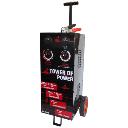 Autometer Wheel Charger Tower of Power Man 70/30/4/280 AMP AutoMeter Uncategorized