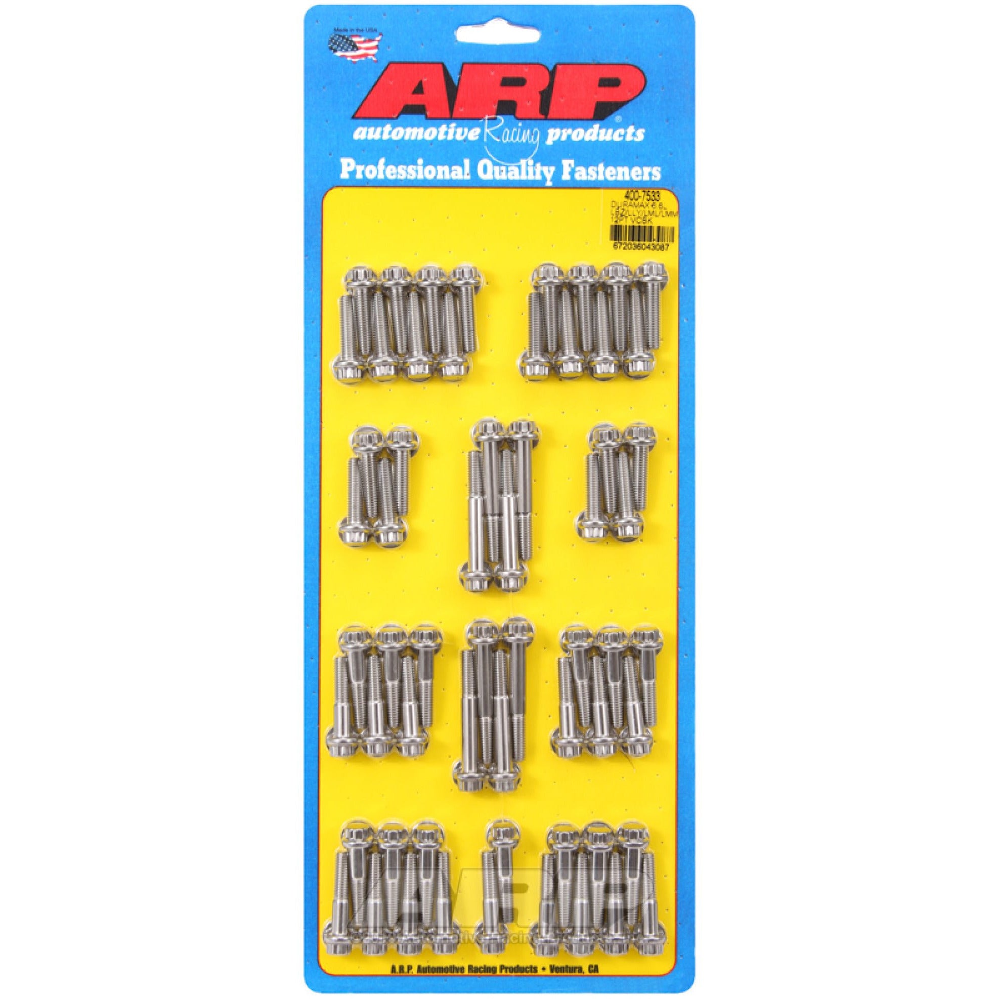 ARP Duramax 6.6L LBZ/LLY/LML/LMM 12pt Valve Cover Bolt Kit ARP Hardware Kits - Other