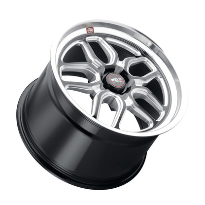 Weld Racing 18x10 Laguna Drag 5x114.3 ET30 BS6.7 Gloss BLK MIL DIA 78.1 Weld Wheels - Cast