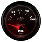 Autometer Phantom II 2 5/8in 0-100 PSI Short Sweep Electronic Oil Pressure Gauge AutoMeter Gauges
