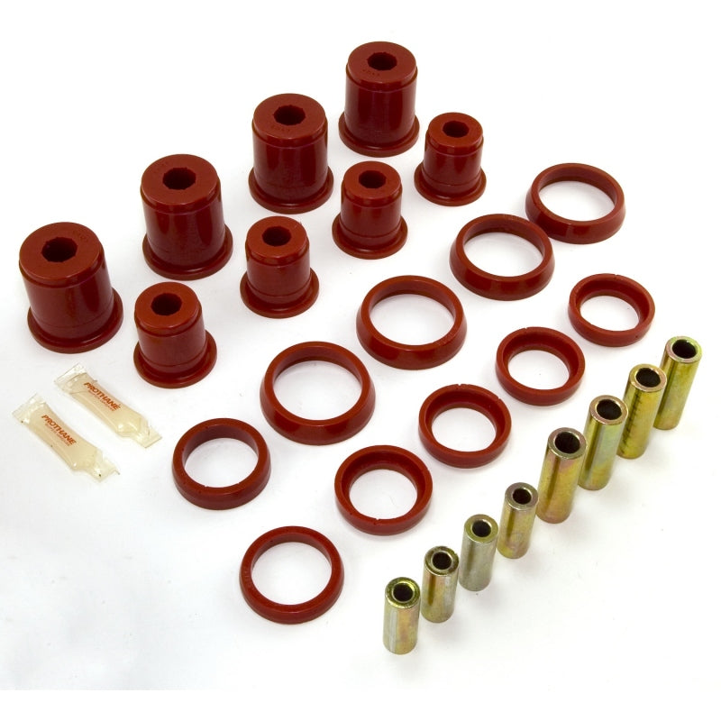 Rugged Ridge Control Arm Bushing Kit Front Red 97-06TJ 18362.03 Rugged Ridge Bushing Kits