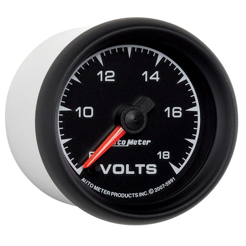 Autometer ES 2-1/16in 18V Digital Stepper Motor Voltmeter AutoMeter Gauges