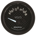 Autometer GT Series 52mm Short Sweep Electronic 8-18 Volts Voltmeter AutoMeter Gauges
