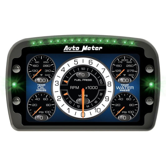 Autometer Racing Instrument Display Color LCD Including Shift and Alarm Lights Datalogging CD7 AutoMeter Performance Monitors