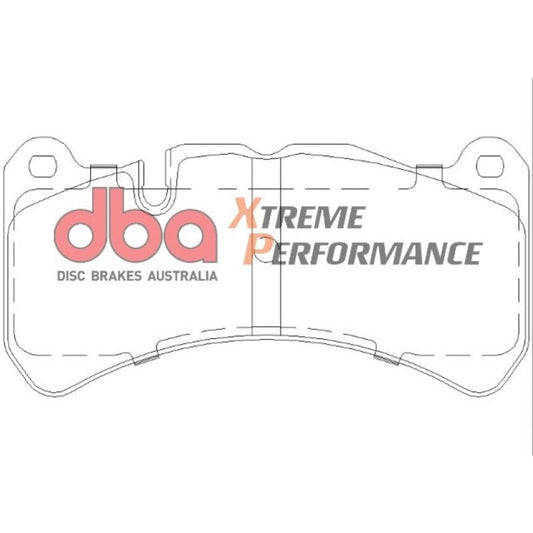 DBA 2004+ Ford / Mercedes Brembo XP Extreme Performance Front Brake Pads DBA Brake Pads - Performance