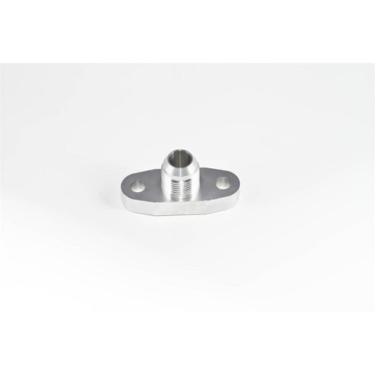 Torque Solution Billet Oil Drain Flange w/ Integrated -10 Flare: Universal T3/T4 & PTE Turbos Torque Solution Flanges