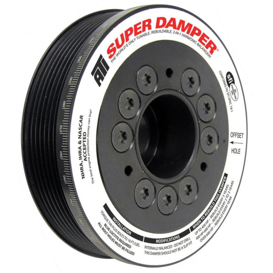 ATI Damper - 5.67in - Alum - 6 Grv - Toyota 2Zz-Ge - 1.8L - 4 Percent OD - 1Pc ATI Crankshaft Dampers