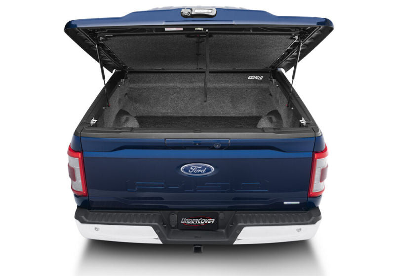 UnderCover 2021 Ford F-150 Crew Cab 5.5ft Elite LX Bed Cover - Antimatter Blue