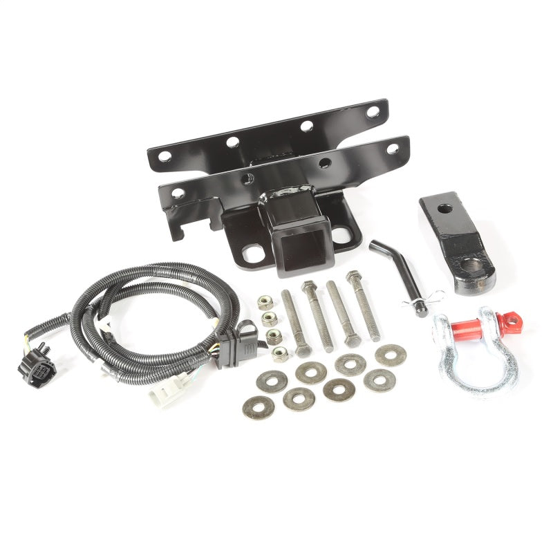 Rugged Ridge Receiver Hitch Kit D-Shackle 07-18 Jeep Wrangler Rugged Ridge Hitch Accessories