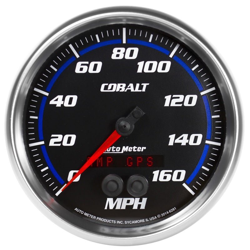 Autometer Cobalt 5in 0-140MPH In-Dash Electronic GPS Programmable Speedometer AutoMeter Gauges