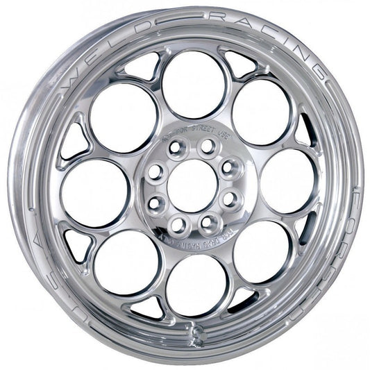 Weld Magnum Import 15x10 / 5x100mm BP / 7in. BS Black/Polished Wheel - Non-Beadlock Weld Wheels - Forged