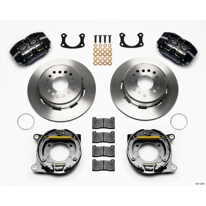 Wilwood Dynapro Dust-Boot P/S Park Brake Kit New Big Ford 2.50in Offset Wilwood Big Brake Kits