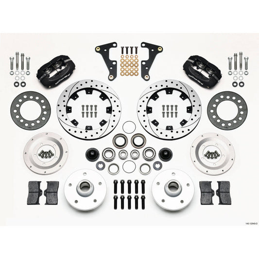 Wilwood Forged Dynalite Front Kit 11.75in Drilled 41-55 Cadillac Wilwood Big Brake Kits