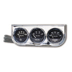 Autometer AutoGage 3-Gauge Console 52.4mm Mech 0-100 PSI Oil Press/ 10-16 V / 130-280 Deg Water Temp AutoMeter Gauges