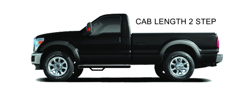 N-Fab Nerf Step 14-17 Chevy-GMC 1500 Crew Cab - Tex. Black - Cab Length - 3in