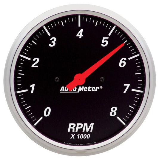 Autometer Designer Black 5in 8k RPM Tachometer Gauge AutoMeter Gauges