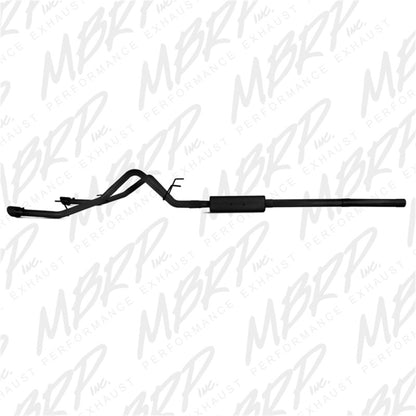 MBRP 09-14 Dodge Ram 1500 5.7L Cat-Back Dual Split Rear (Through Stock Bumper) AL - Black