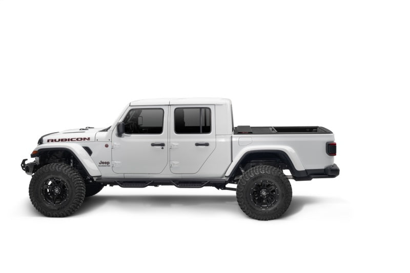 Rugged Ridge Armis Retractable Locking Bed Cover w/o Trail Rails 20-21 Jeep Gladiator JT Rugged Ridge Tonneau Covers - Hard Fold