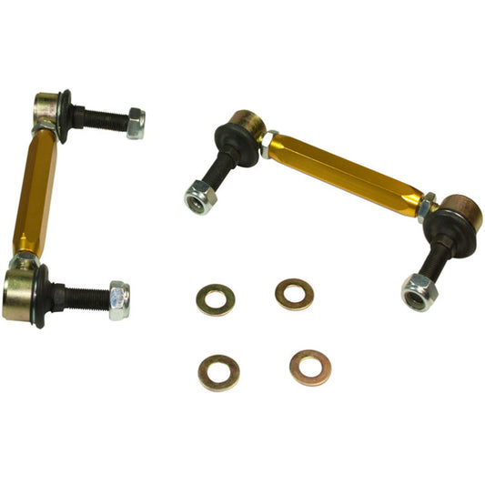 Whiteline Universal Sway Bar - Link Assembly Heavy Duty 150mm-175mm Adjustable Steel Ball Whiteline Sway Bar Endlinks