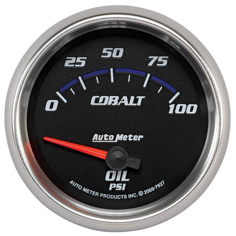Autometer Cobalt 66.7mm 0-100 PSI Oil Pressure Gauge AutoMeter Gauges