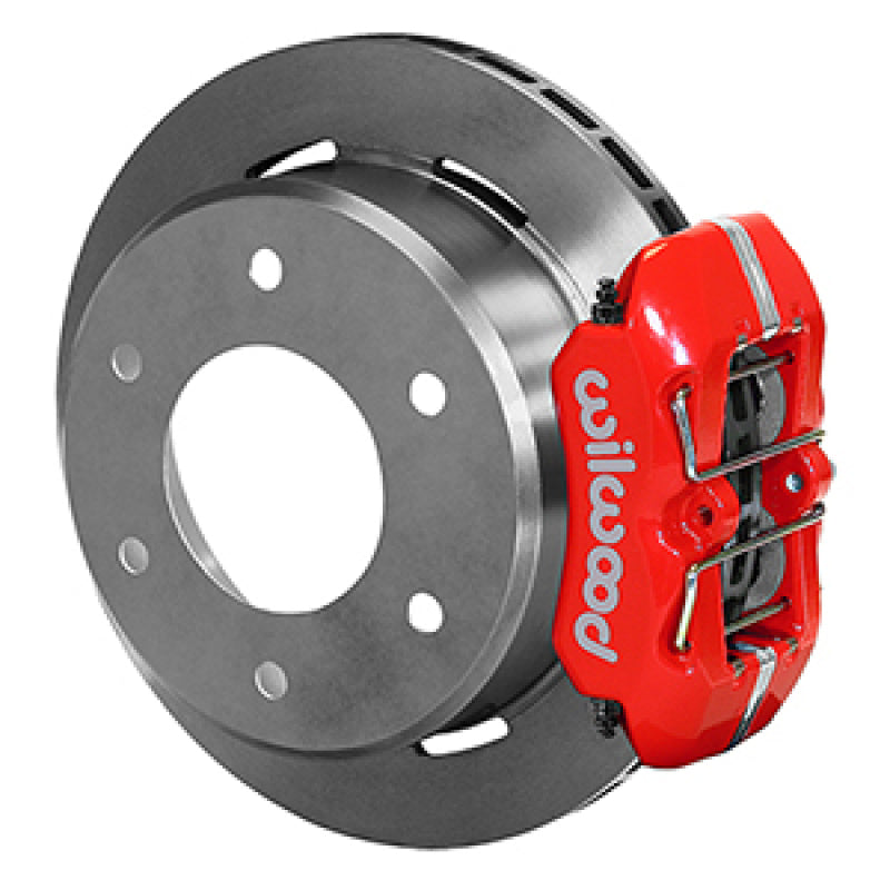 Wilwood 63-87 C10/C15 DynaPro FDPLP Red Calipers 11in x .81in Rotors 6-Lug Rear Disc Brake Kit Wilwood Big Brake Kits