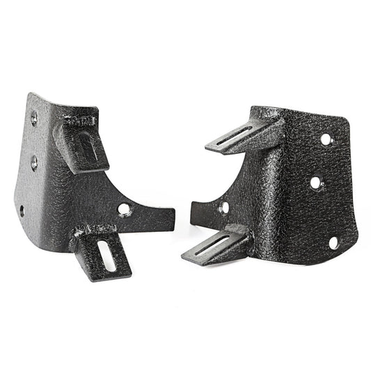 Rugged Ridge 97-06 Jeep Wrangler TJ Textured Black Dual A-Pillar Light Mount Rugged Ridge Light Mounts