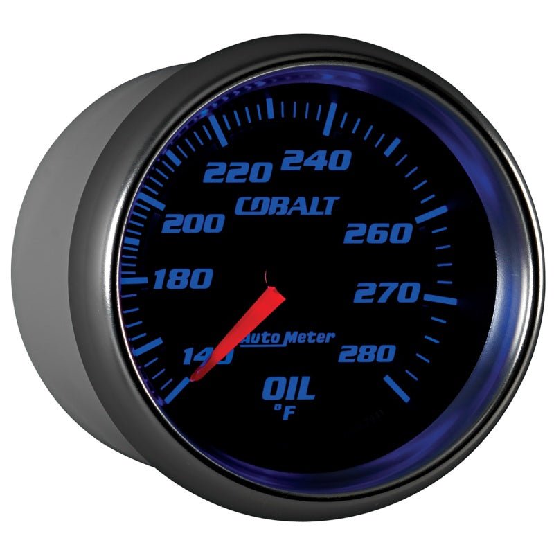 Autometer Cobalt 66.7mm 140-280 Degree F Mechanical Oil Temperature Gauge AutoMeter Gauges